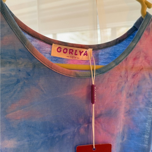 Gorlya Women's Tie-Dye Jumpsuit - Blue and Pink - Picture 4 of 8